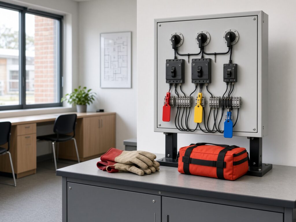 UETDRMP018 Perform Rescue from a Live Low Voltage Panel training