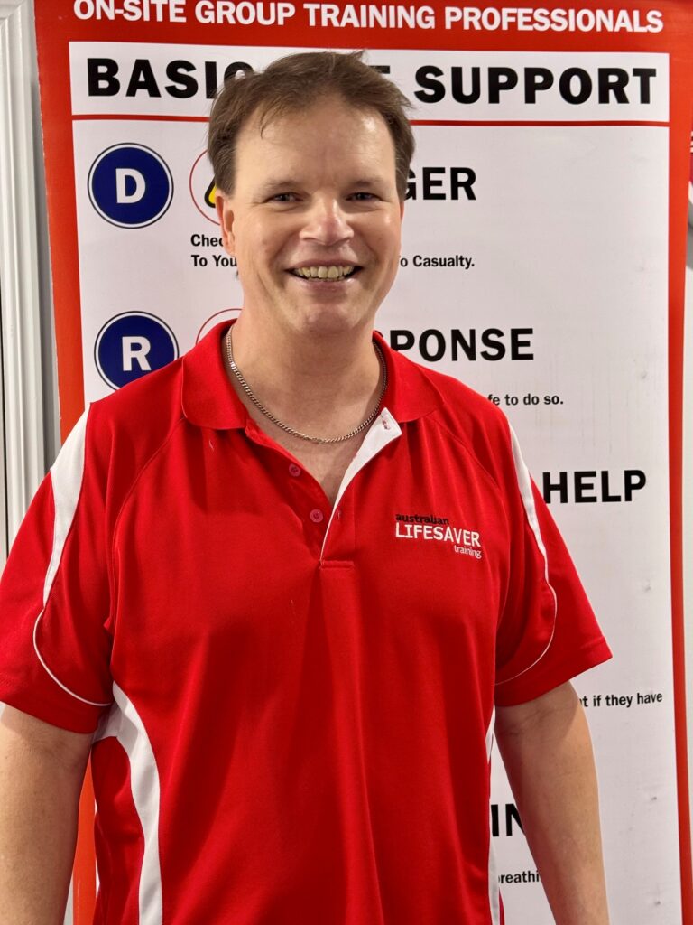 Greg King at Coolangatta First Aid